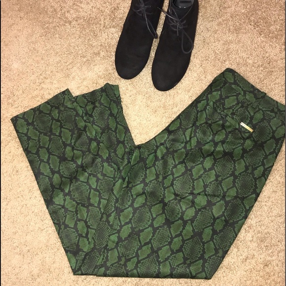 Michael Kors Pants - NWT Michael Kors reptile print pants